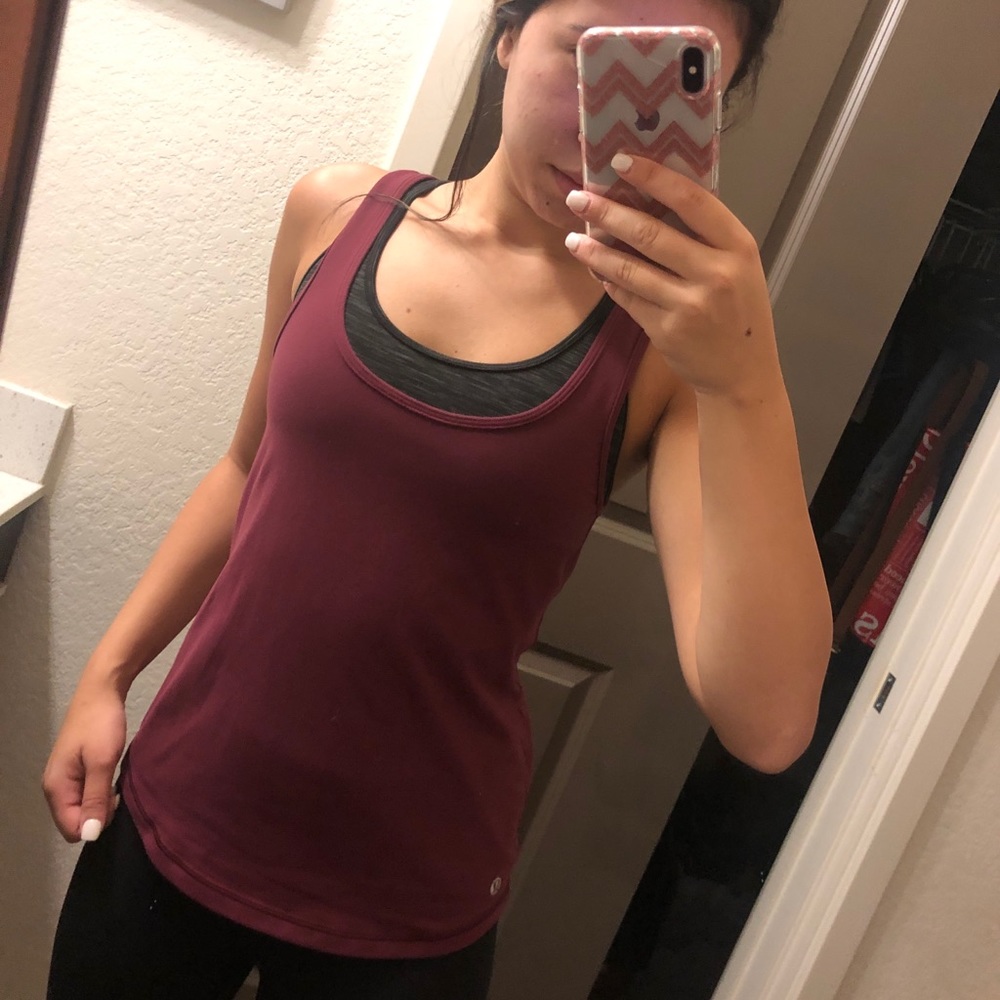 LULULEMON MAROON TANK